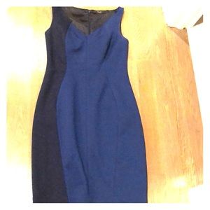 Tahari Women’s size 8 navy & royal blue Dress
